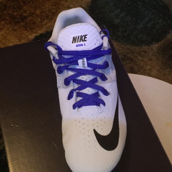 NIKE GIRLS -RIVAL S /TRACK SHOES W/SCREW IN SPIKES - Picture 2 of 5